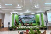 PENCEGAHAN STUNTING - Narasumber menyampaikan materi dalam Talkshow Edukasi Gizi “Meluruskan Persepsi tentang Susu Kental Manis” yang digelar PP Muslimat NU bersama YAICI di Maluku Utara, membahas pentingnya pemenuhan gizi anak dan bahaya kesalahan persepsi terhadap susu kental manis bagi balita, Rabu (19/8/2026). (Dok: Wahana Malut/Tia).
