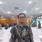 PENERBANGAN - General Manager Garuda Indonesia Cabang Ternate, Achmad Allam Rafli, saat menyampaikan perkembangan keterisian penumpang dan strategi layanan penerbangan Garuda rute Ternate-Jakarta hingga akhir 2026, Rabu (19/8/2026). (Dok: Wahana Malut/Tia).
