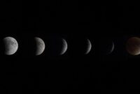 HILAL - Ilustrasi fase Bulan yang menunjukkan perubahan bentuk Bulan dari waktu ke waktu. Fenomena ini berkaitan dengan posisi Bulan terhadap Bumi dan Matahari.