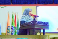 Rektor UMMU, Prof. Dr. Ranita Rope, membuka kegiatan P2KK dan Masa Ta'aruf Ber-Aksi bagi sekitar 1.000 mahasiswa baru UMMU tahun akademik 2026/2027 di Auditorium UMMU, Ternate, Jumat (11/9/2026).