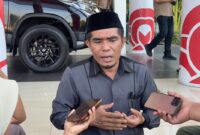 Kepala Bappelitbangda Kota Ternate Thamrin Marsaoly saat diwawancarai terkait penyusunan APBD 2027 di Ternate, Kamis (1/10/2026). (Dok: Wahana Malut/Ical)